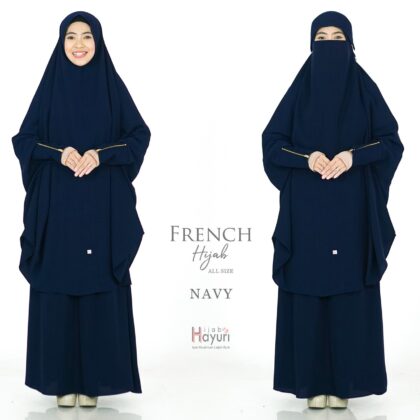 French Hijab Navy