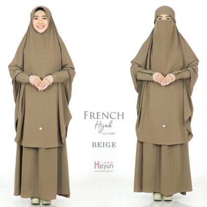 French Hijab Beige