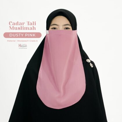 Cadar Tali Muslimah Dusty Pink