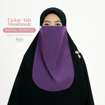 Cadar Tali Muslimah Royal Purple