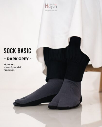 Sock Basic Dark Grey